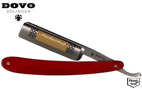Dovo Facharbeit straight razor, red